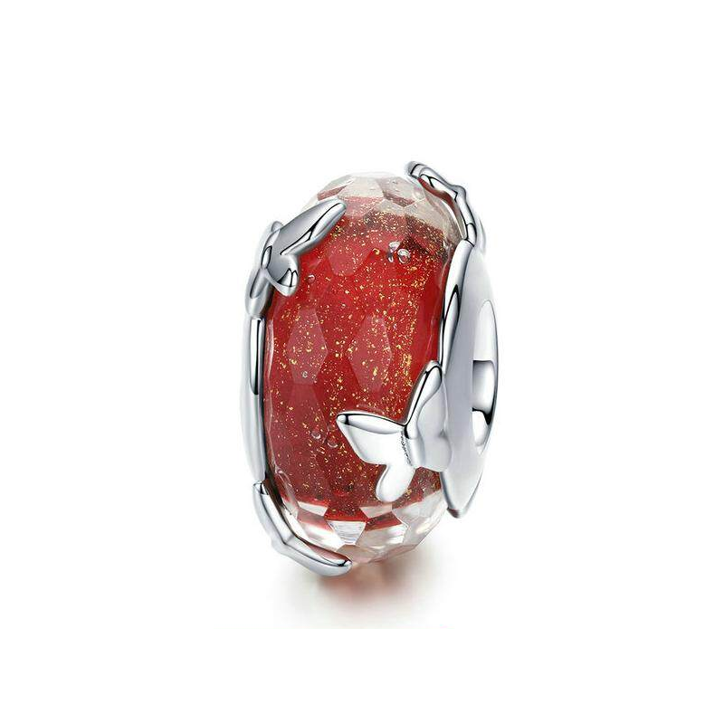 Dancing Butterfly Murano Glass Bead
