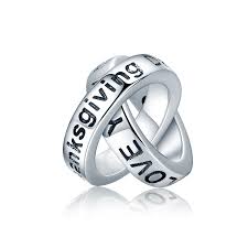 Thanksgiving Link Rings Charm