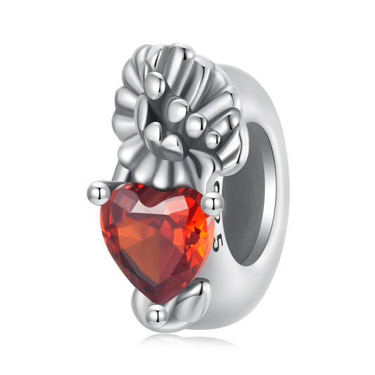 Flower Birthstone Charm Spacer