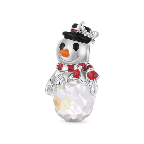 Christmas Snowman Globe Charm
