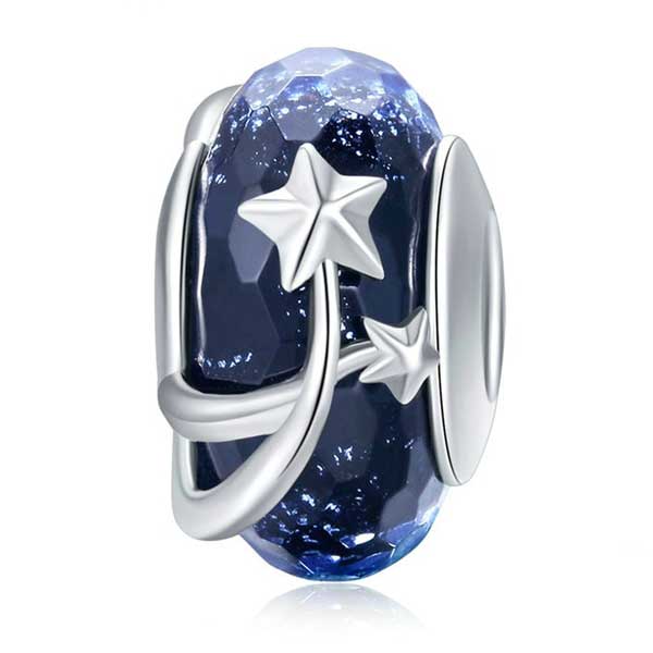 Autumn Night Murano Glass Bead