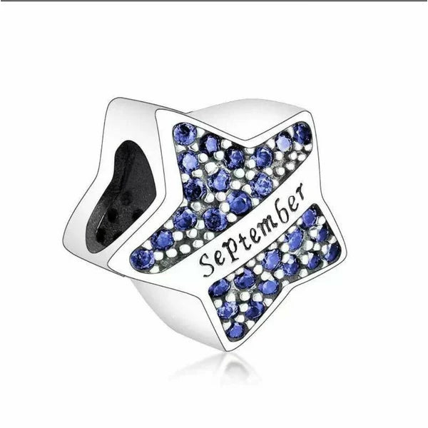 Star Birthstone Charm
