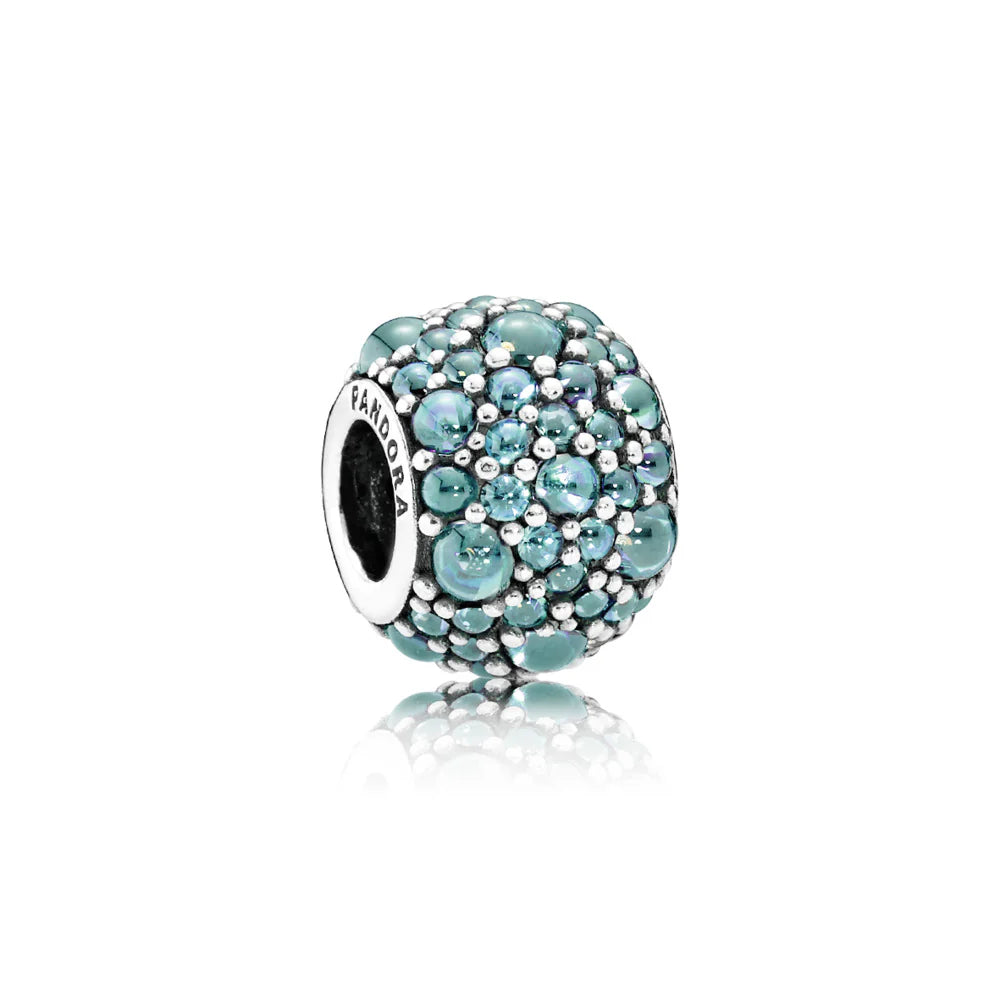 Shimmering Droplets Charm - Teal