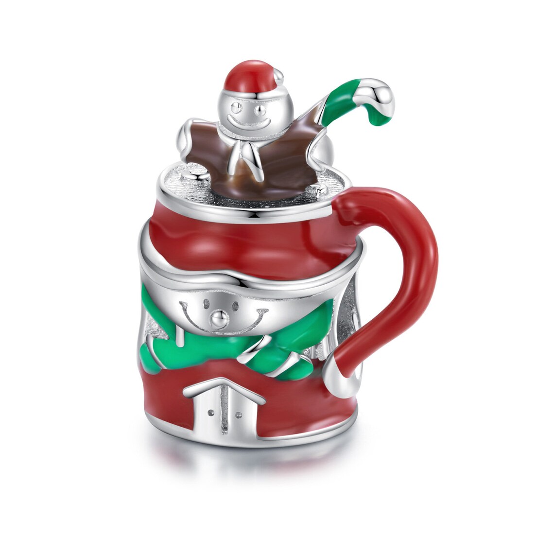 Snowman & Hot Chocolate Charm