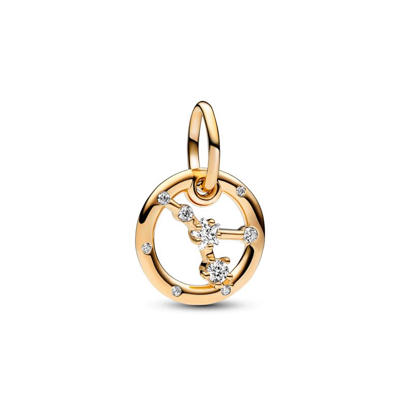 Zodiac Dangle Charm - Gold