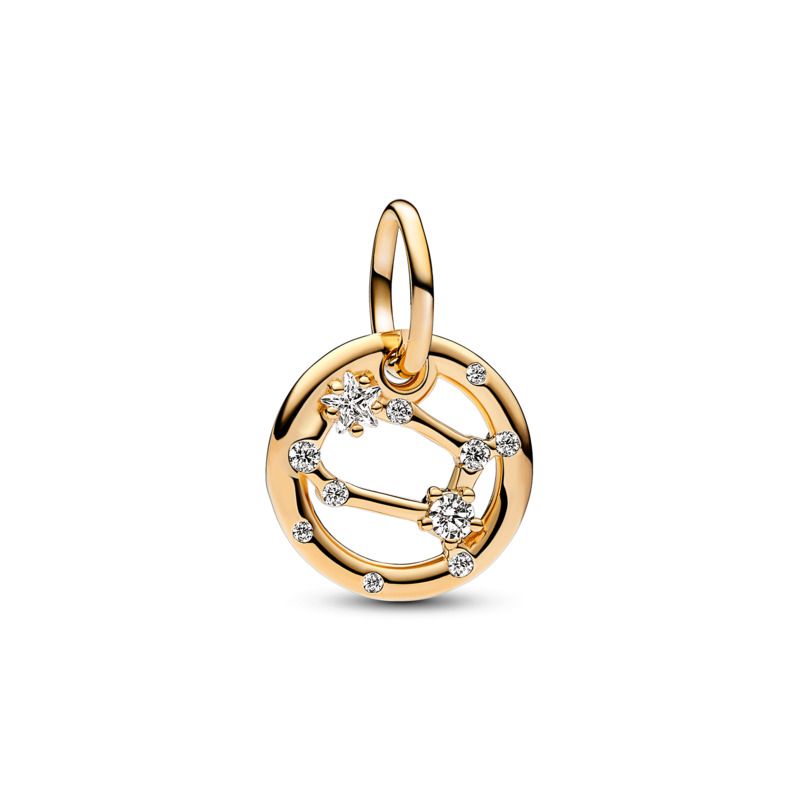 Zodiac Dangle Charm - Gold