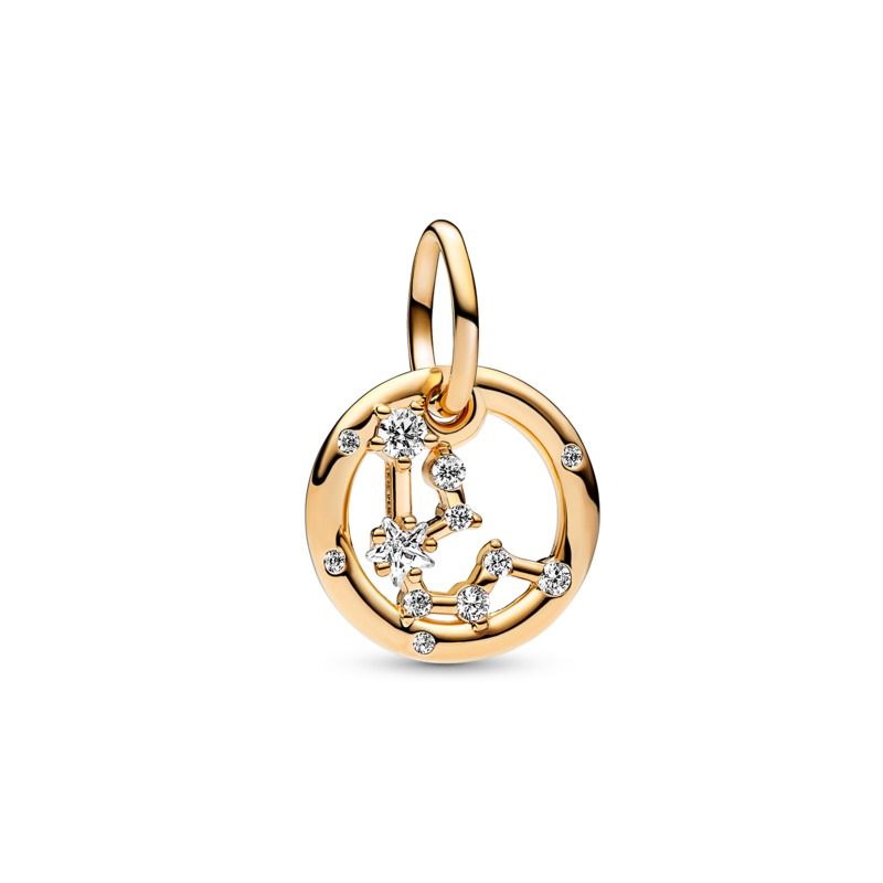 Zodiac Dangle Charm - Gold