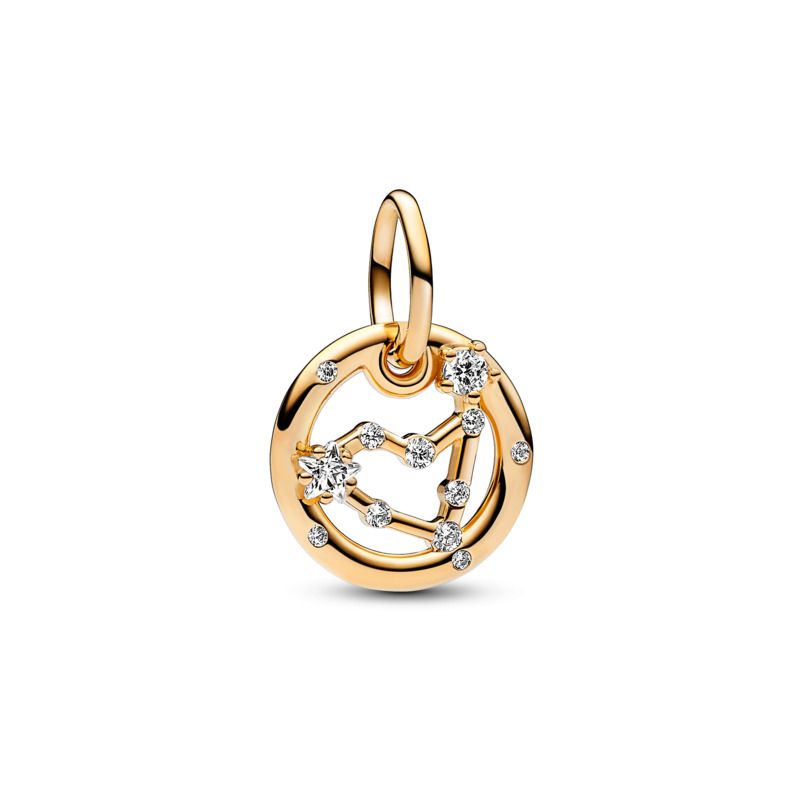 Zodiac Dangle Charm - Gold