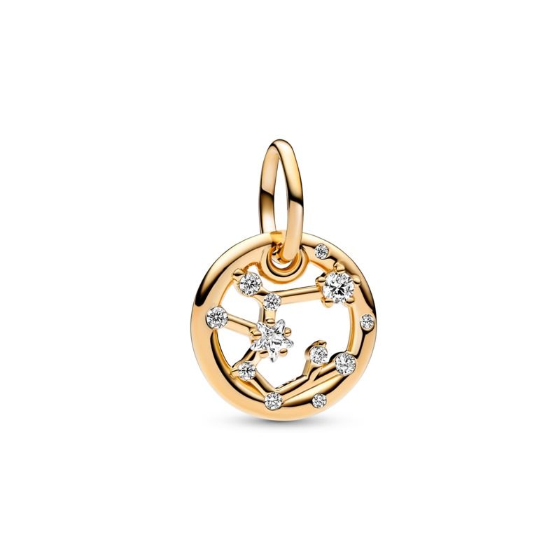 Zodiac Dangle Charm - Gold