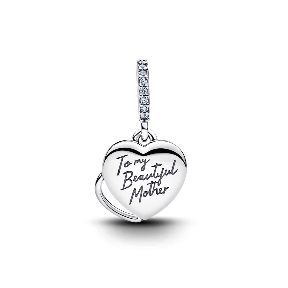 Beautiful Mother Double Dangle Charm