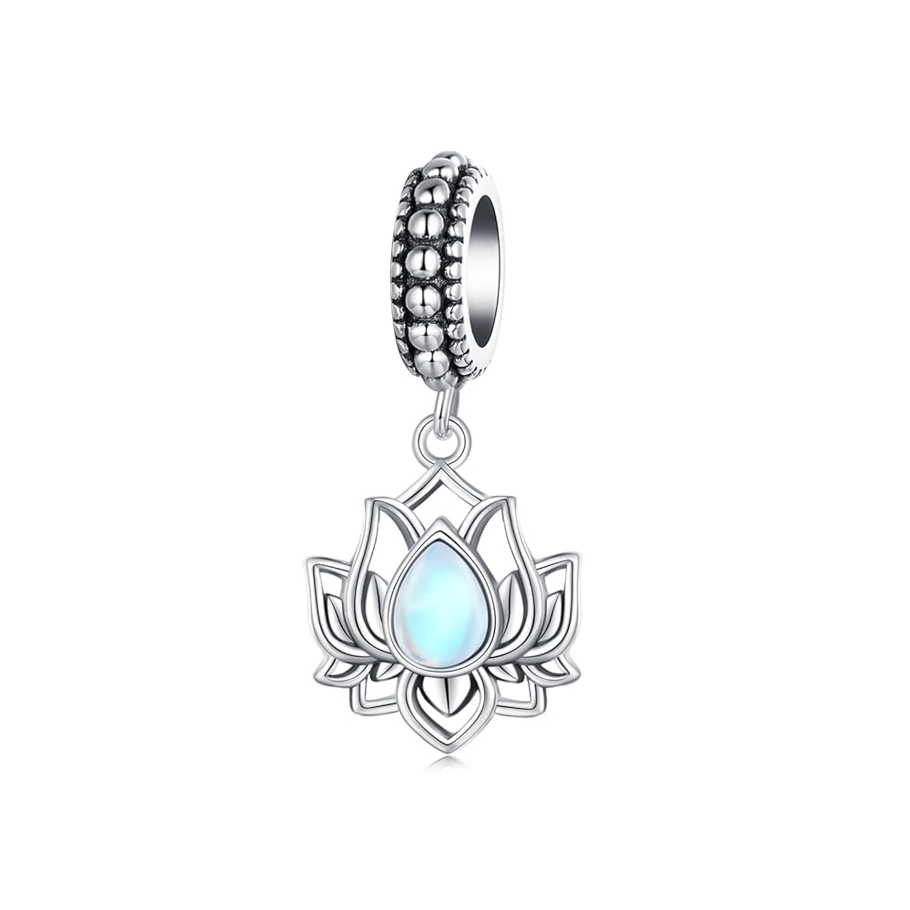 Lotus Flower Dangle Charm