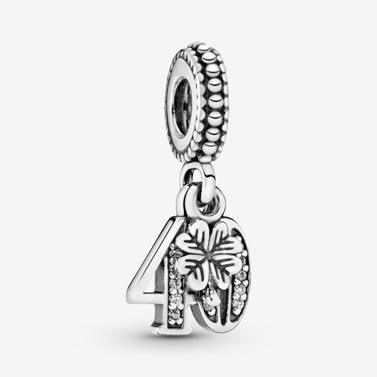 40th Celebration Double Dangle Charm