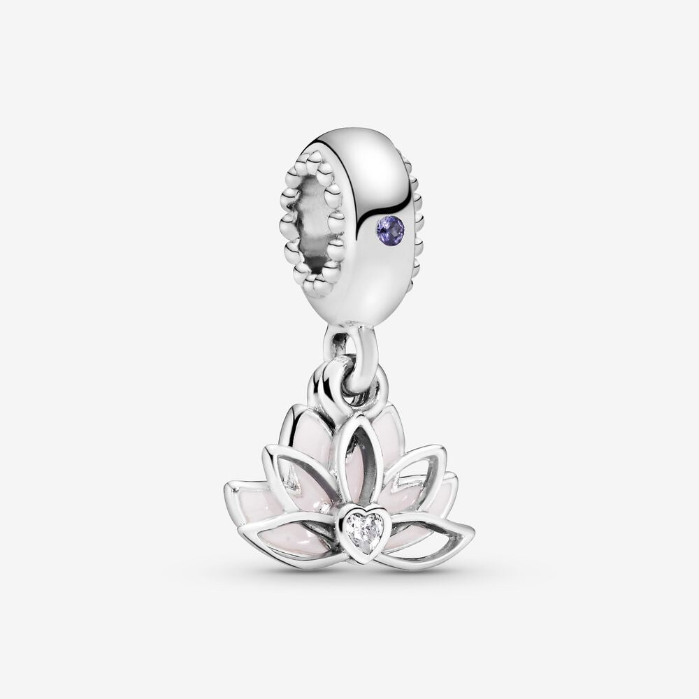 Lotus Flower Dangle Charm