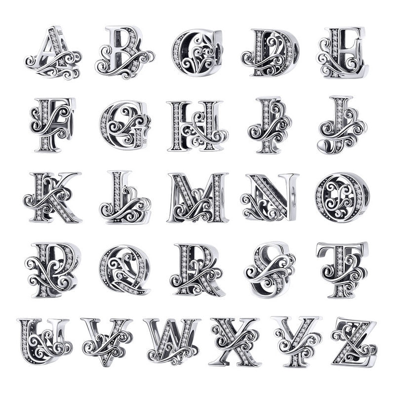 Alphabet Bead Charm