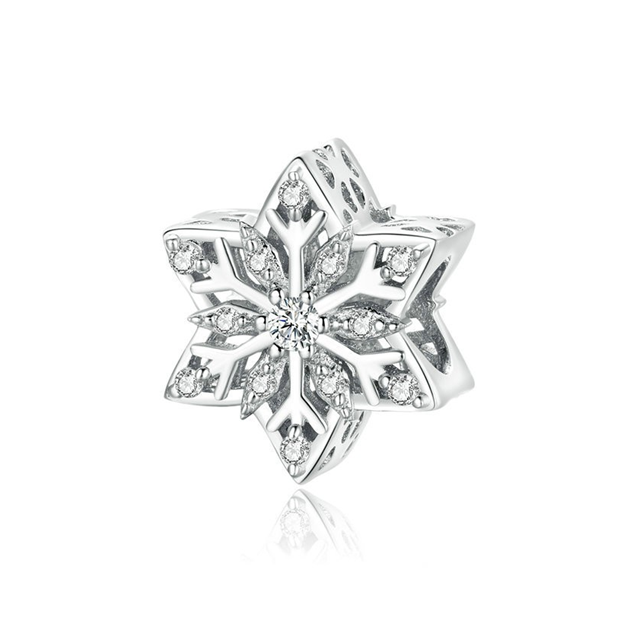 Shiny Snowflake Charm