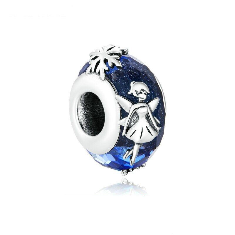 Snow Fairy Murano Glass Bead