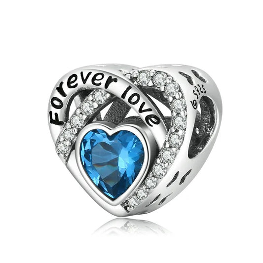 Forever Love Heart Charm