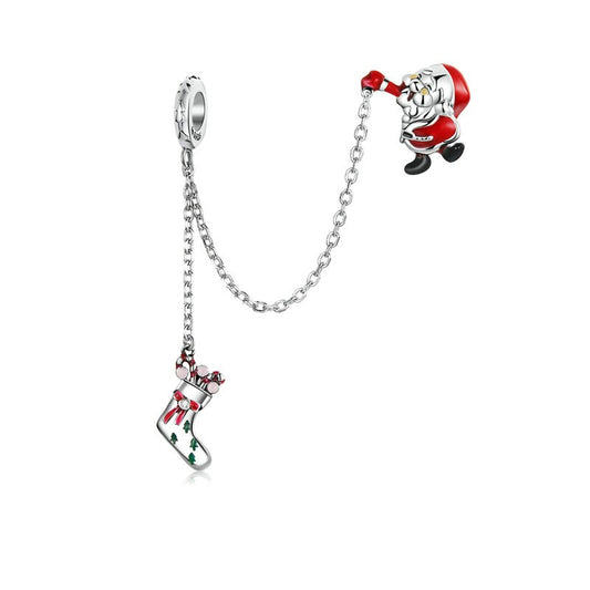 Santa Clause Pendant Chain