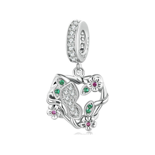 Love Spring Garden Dangle Charm