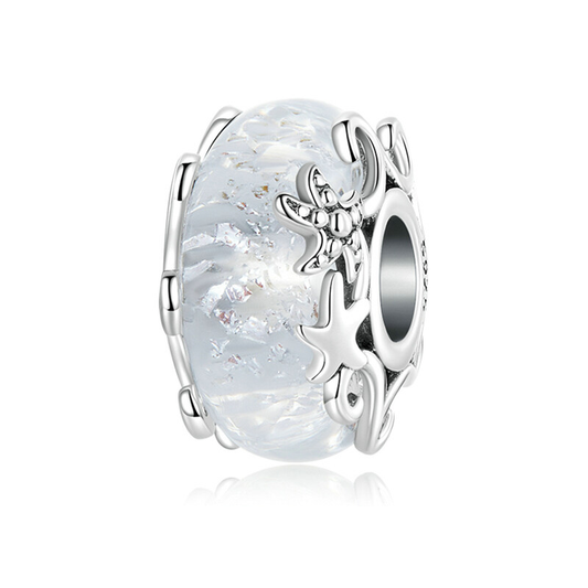 Sea-Waves Glaze Murano Charm