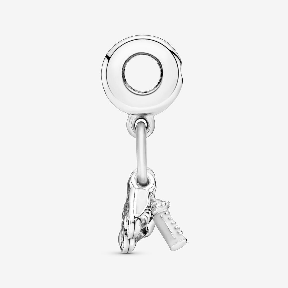 Baby Bottle & Shoes Dangle Charm