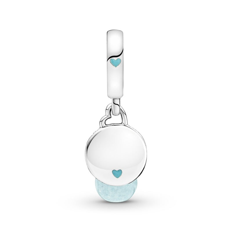 Glow-in-the-dark Lightbulb Double Dangle Charm