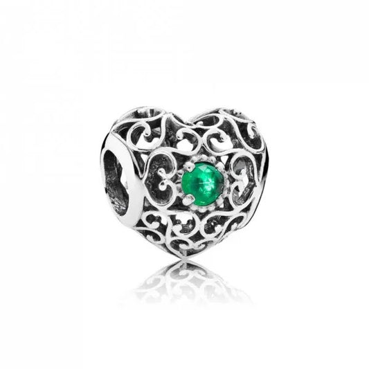 Heart Birthstone Charm - May