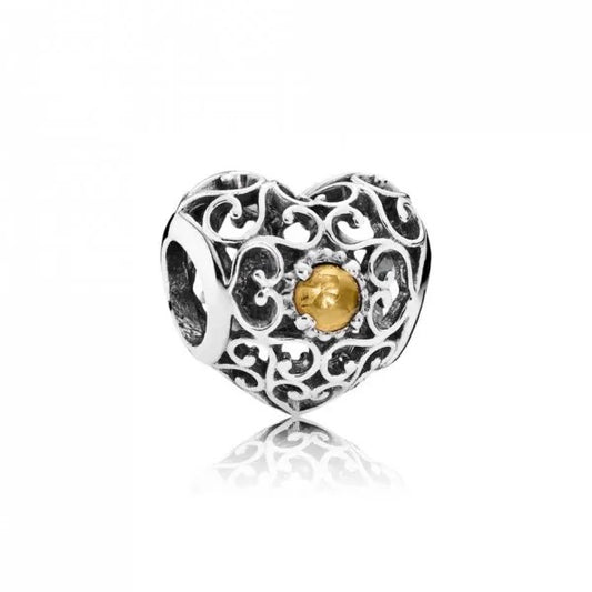 Heart Birthstone Charm - November