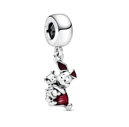 Piglet & Teddy Dangle Charm