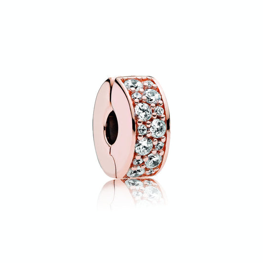 Shining Elegance Clip Charm - Rose
