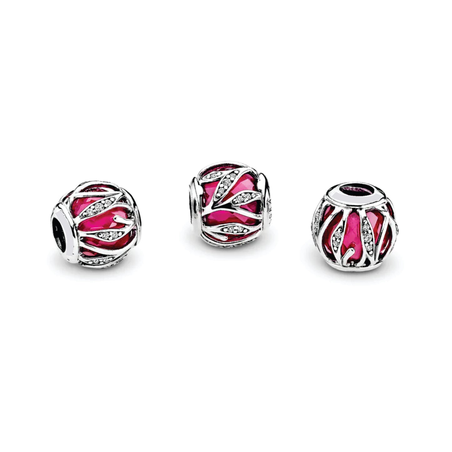 Nature's Radiance Ball Charm - Ruby