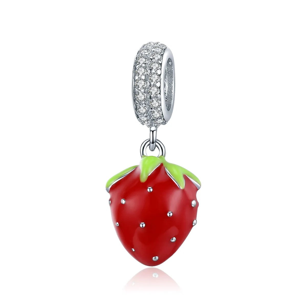Cute Strawberry Dangle Charm