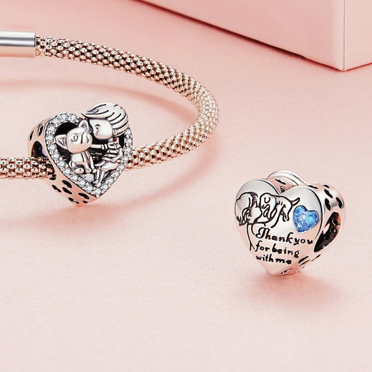 Dog & Boy Charm