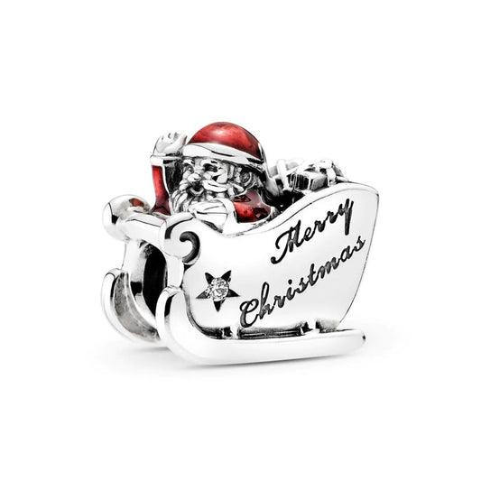 Sleighing Santa Charm