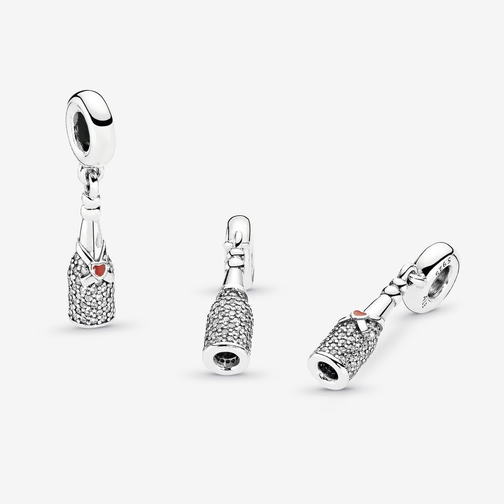 Sparkling Wine Bottle Dangle Charm