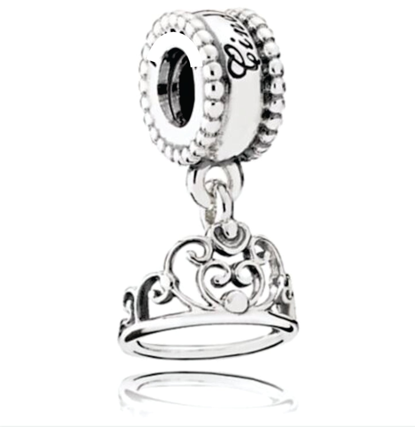 Cinderella's Tiara Dangle Charm