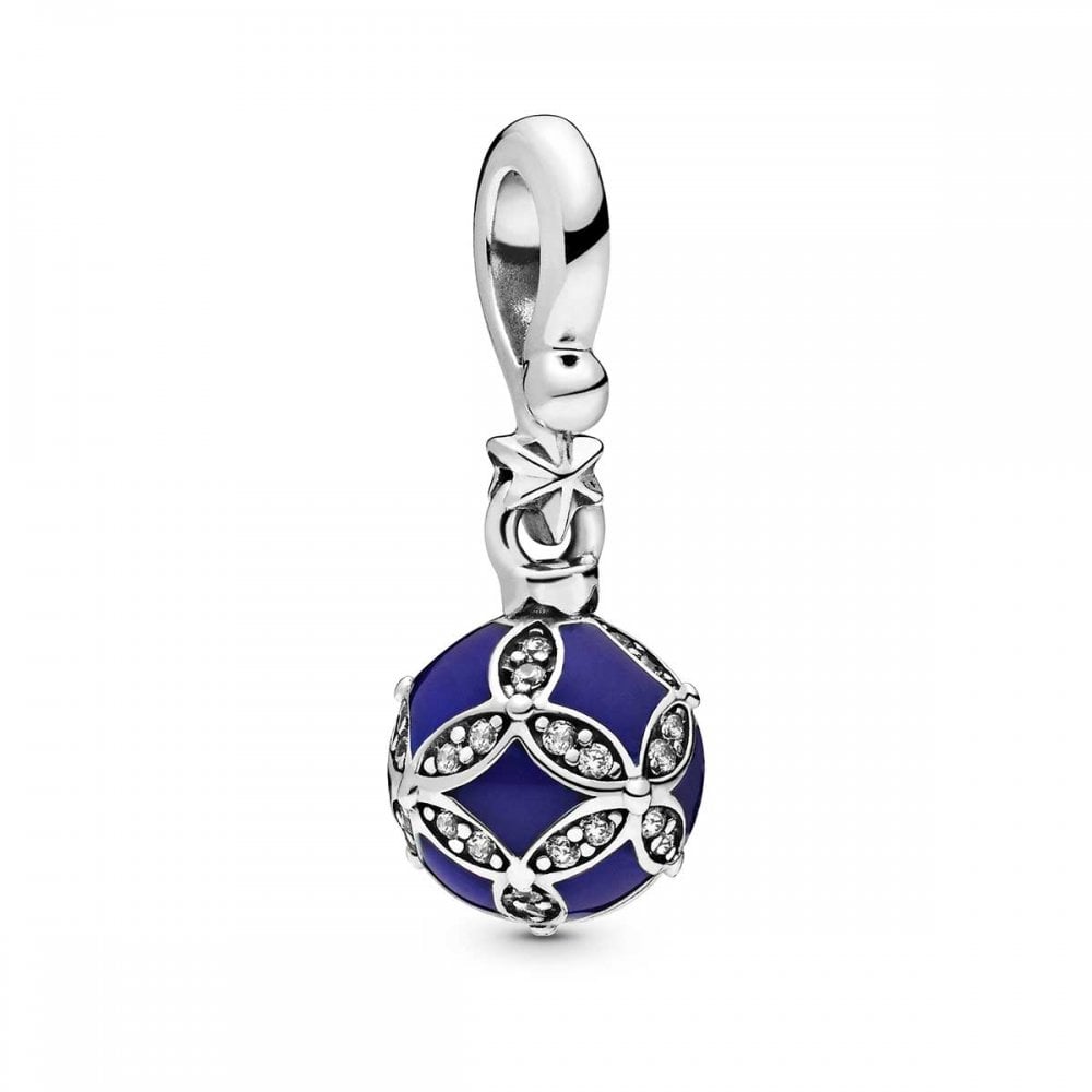 Blue Christmas Ornament Dangle Charm