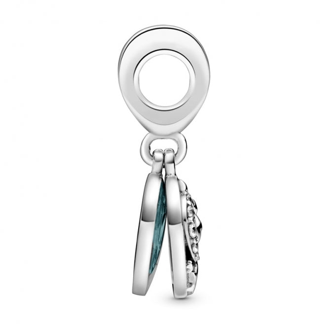 Stork And Twinkling Stars Dangle Charm