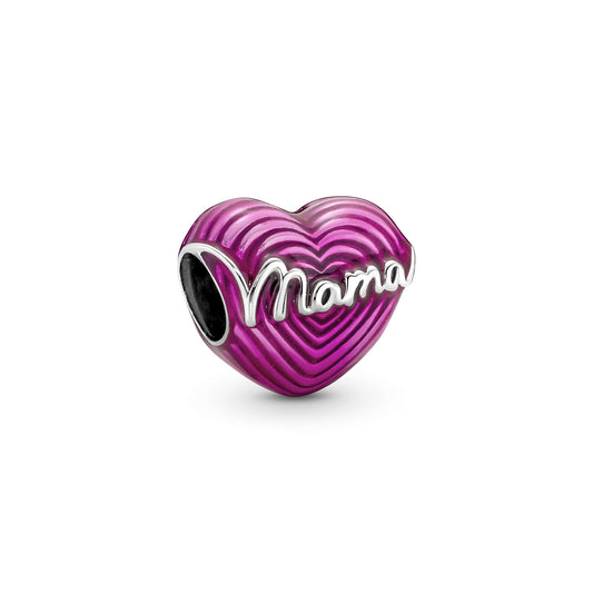 Radiating Love Mama Heart Charm