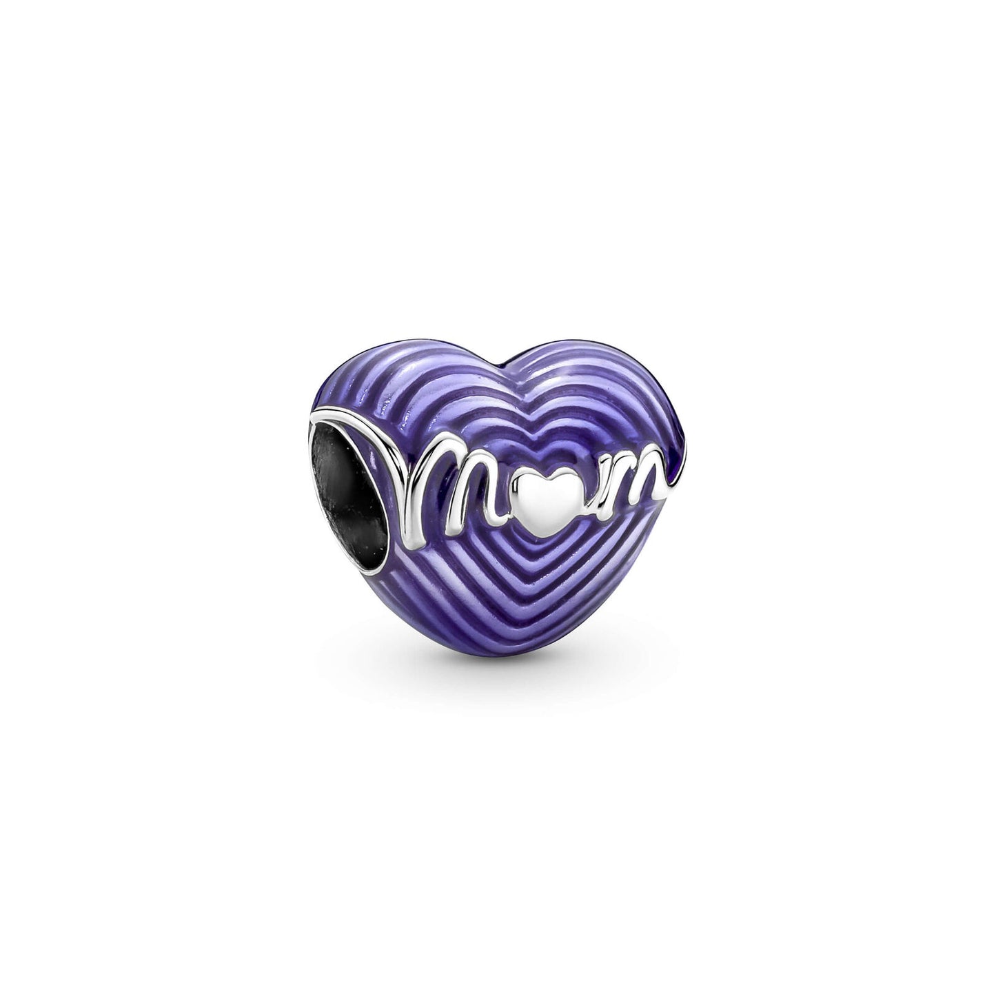 Radiating Love Mom Heart Charm