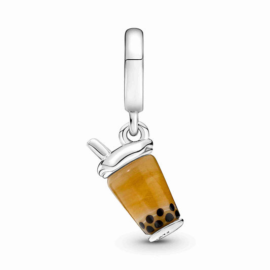 Murano Glass Bubble Tea Dangle Charm