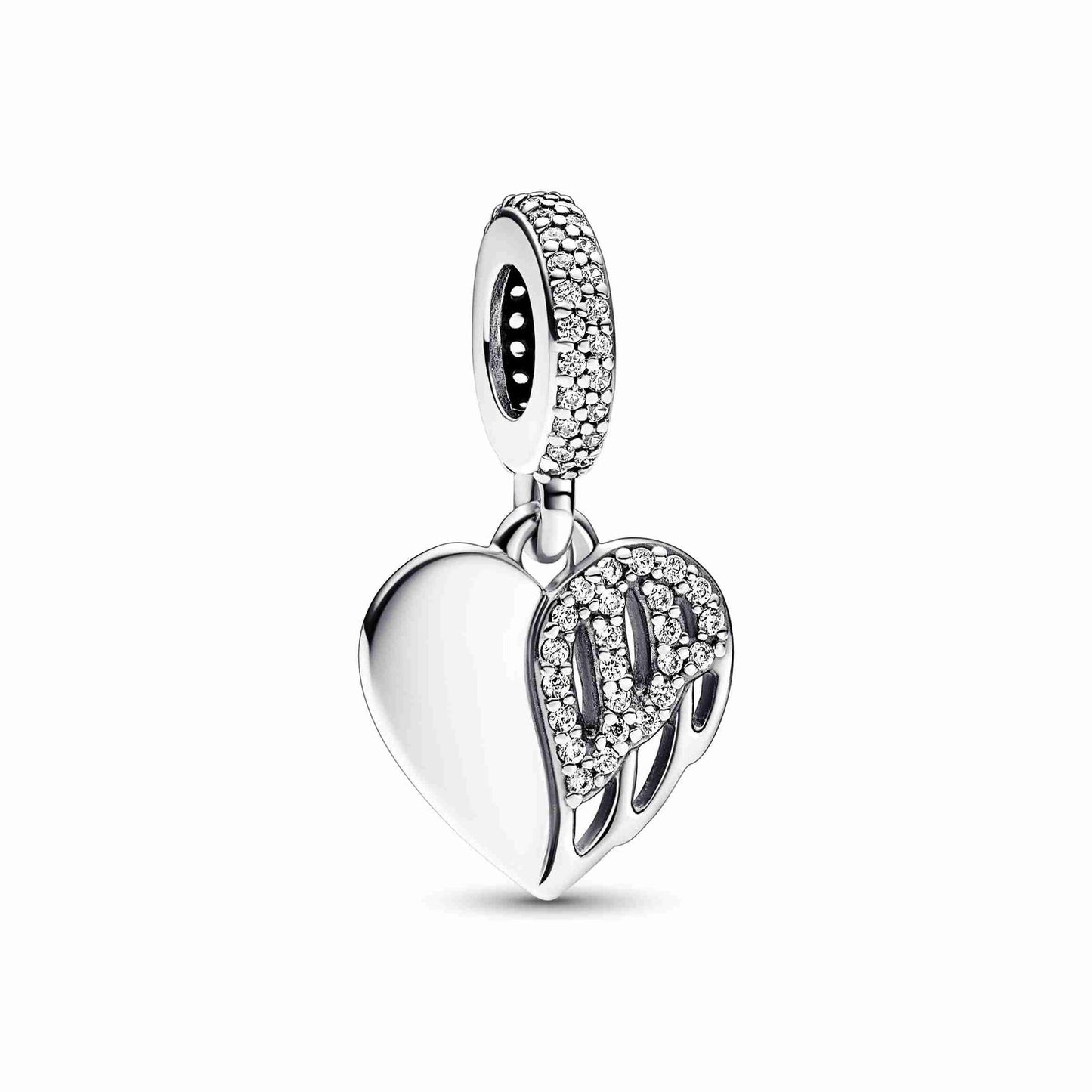 Heart & Angel Dangle Charm