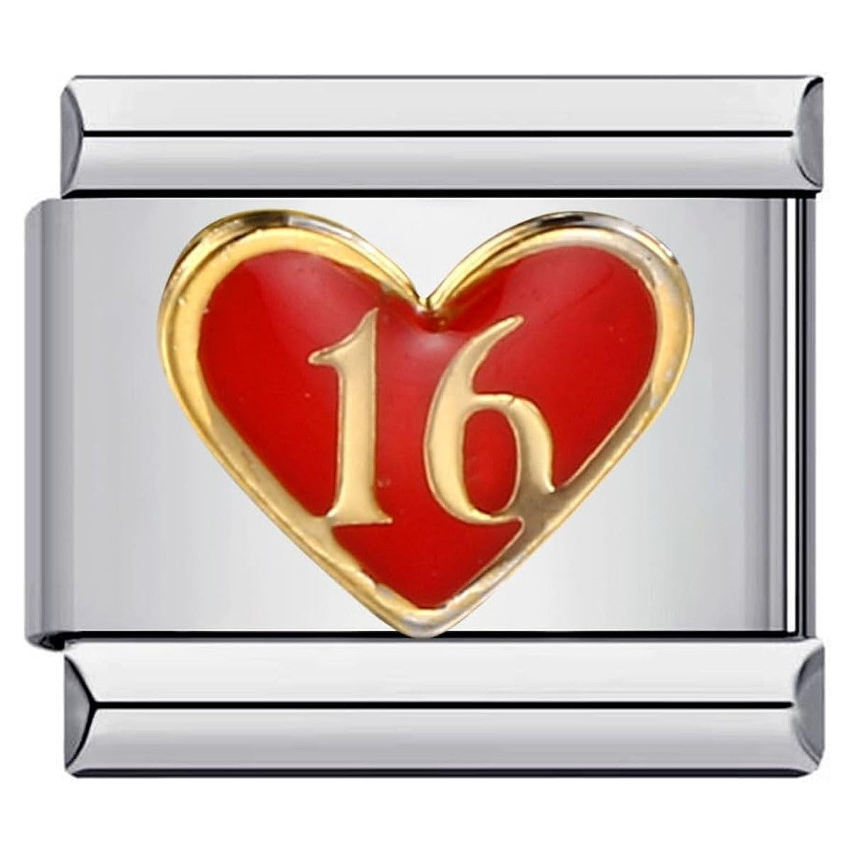 Numbers Link - 16 - Red Heart