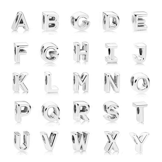 Open Letter Alphabet Charm