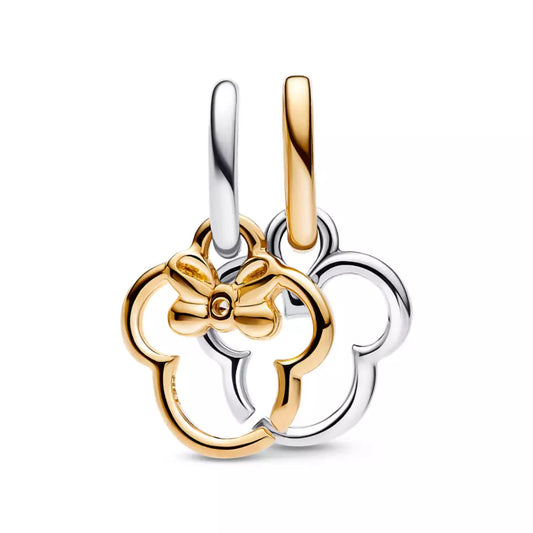 Mickey Mouse & Minnie Mouse Splittable Dangle Charm