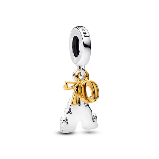 Disney Castle 70th Anniversary Dangle Charm