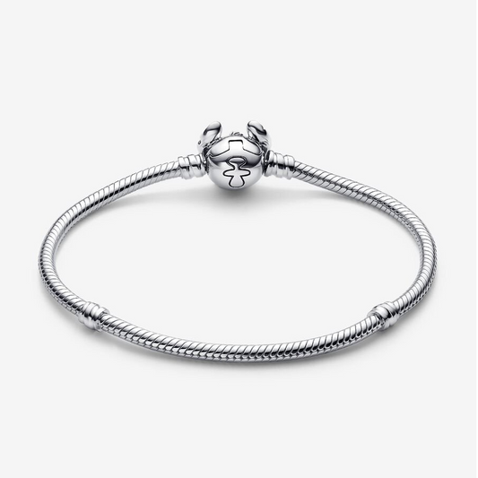 Stitch Clasp Snake Chain Bracelet