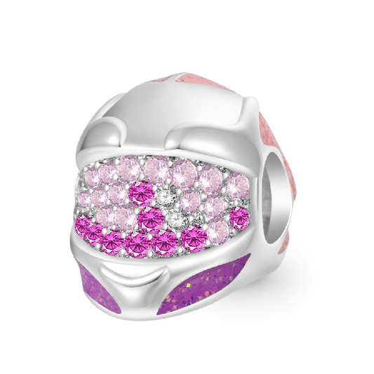 Racing Helmet Charm - Pink