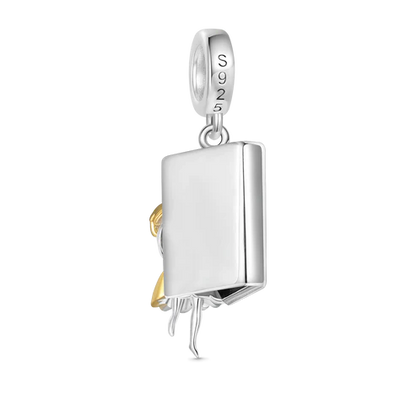 Alice in Wonderland Alice & Book Dangle Charm