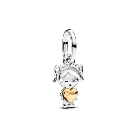 Happy Girl Dangle Charm